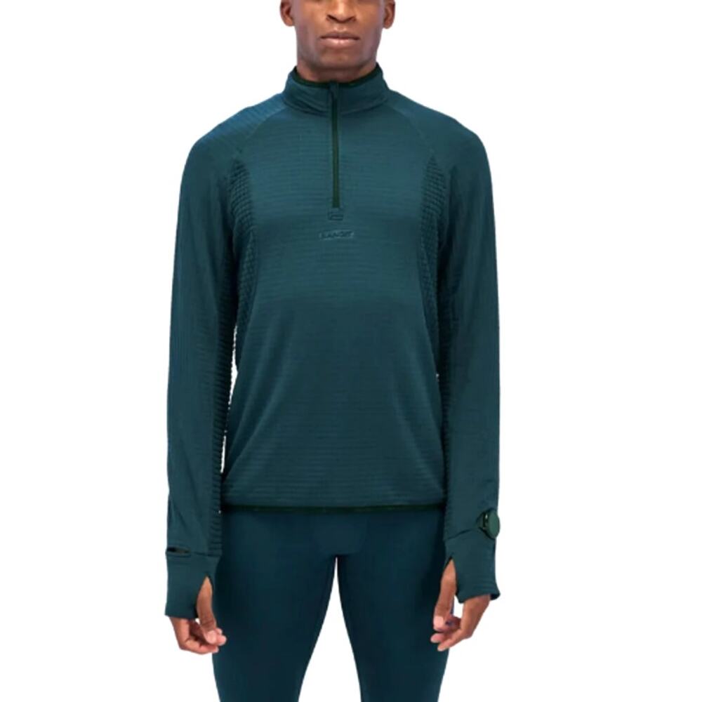 Bandit Men's Storm Caldo Grid Quarter Zip Pullover Top Size L